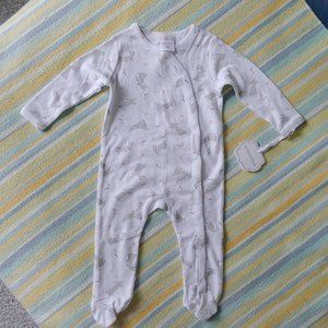 ⭐ 🆕 NEW Nordstrom Baby Bunny Rabbit Footie 6m